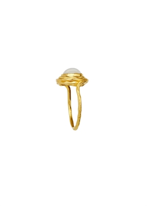Zahra ring Forgyldt Maanesten 